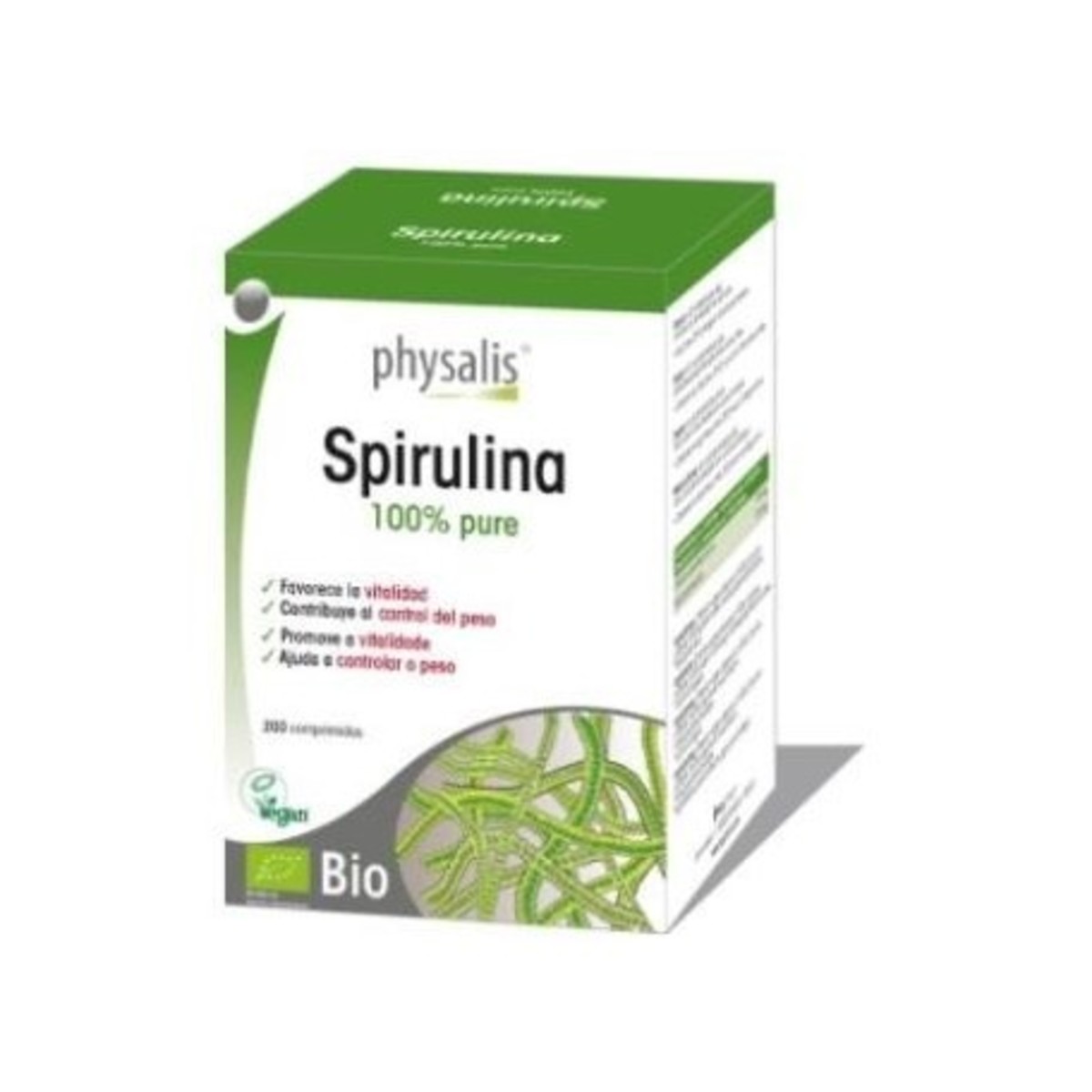 Espirulina 200 Comprimidos Bio Physalis