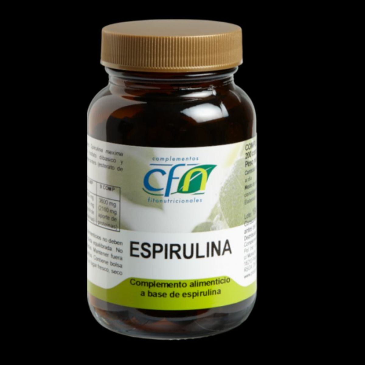Espirulina 400 mg, CFN 200 Comprimidos