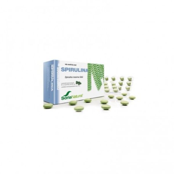 Spirulina 60 Tabletten 600 mg Soria Natural