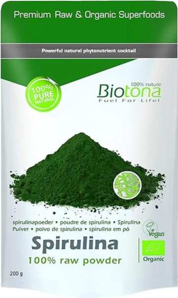 Spirulina Polvere Cruda – Biotona – 200g