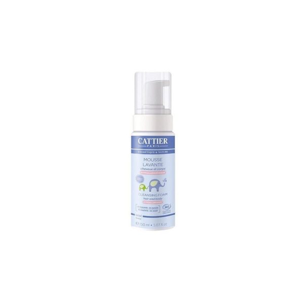 Espuma limpiadora recién nacido Cattier – 150ml