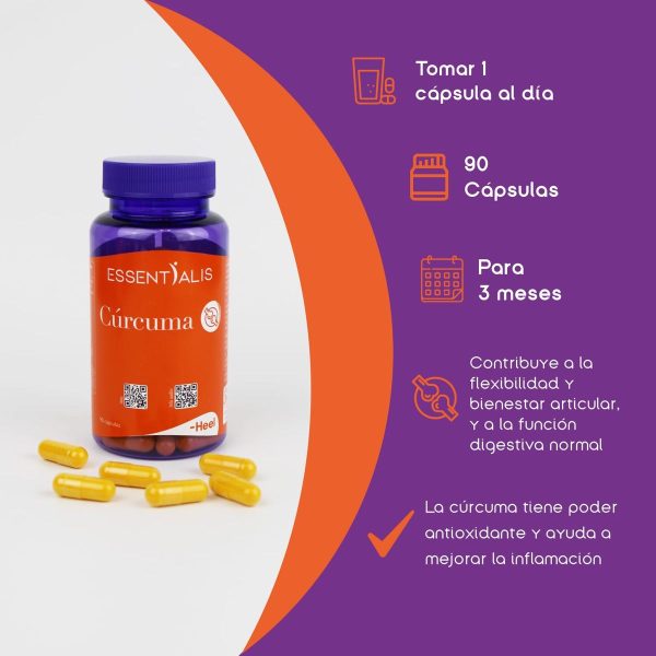ESSENTIALIS CÚRCUMA 90 CÁPSULAS