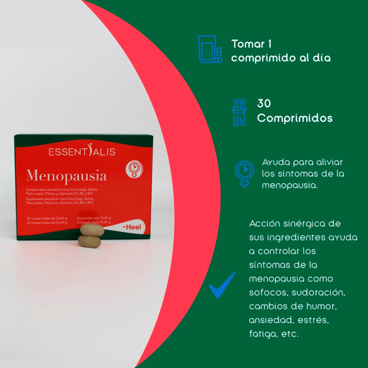 ESSENTIALIS MENOPAUSIA 30 COMPRIMIDOS