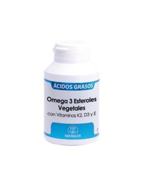 Stérols Végétaux Omega 3 120 Capsules avec Vitamines K2 D3 et E Equisalud
