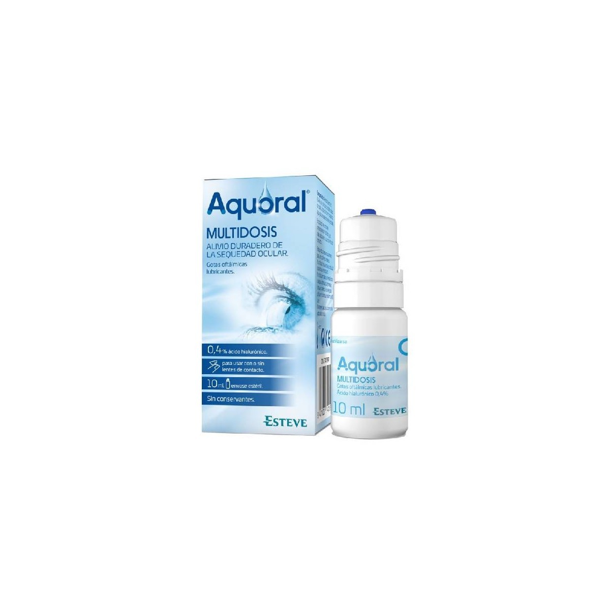 Esteve Aquoral multidosis gotas oftálmicas 10ml