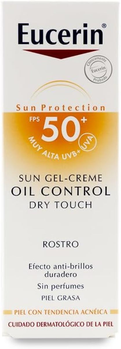 Eucerin Sun Protection 50+ Gel Creme Rostro Oil – 50ml