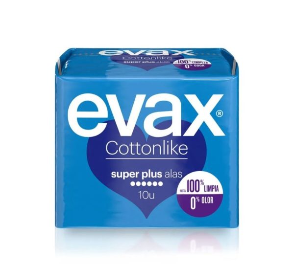 Evax Baumwollähnlich Alas Superplus 10 Stück (Lila)