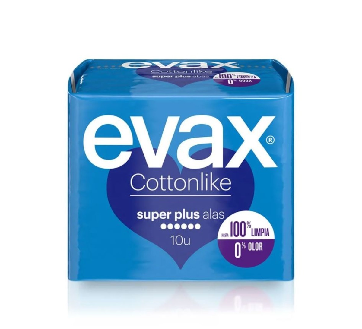 Evax Cottonlike Alas Superplus 10 Unid (Morado)