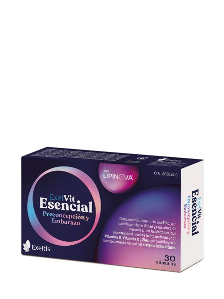 Exelvit Esencial Preconcepción y Embarazo 30 cápsulas