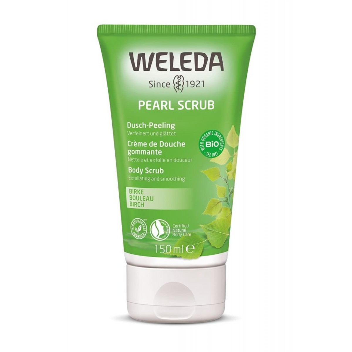 Exfoliante corporal abedul Weleda – 150ml