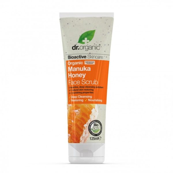 Manuka‑Honig‑Gesichtspeeling dr Organic – 125ml