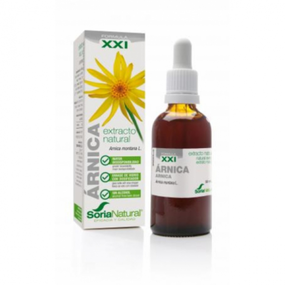 Extracto Árnica Tintura Siglo XXI Soria Natural – 50ml