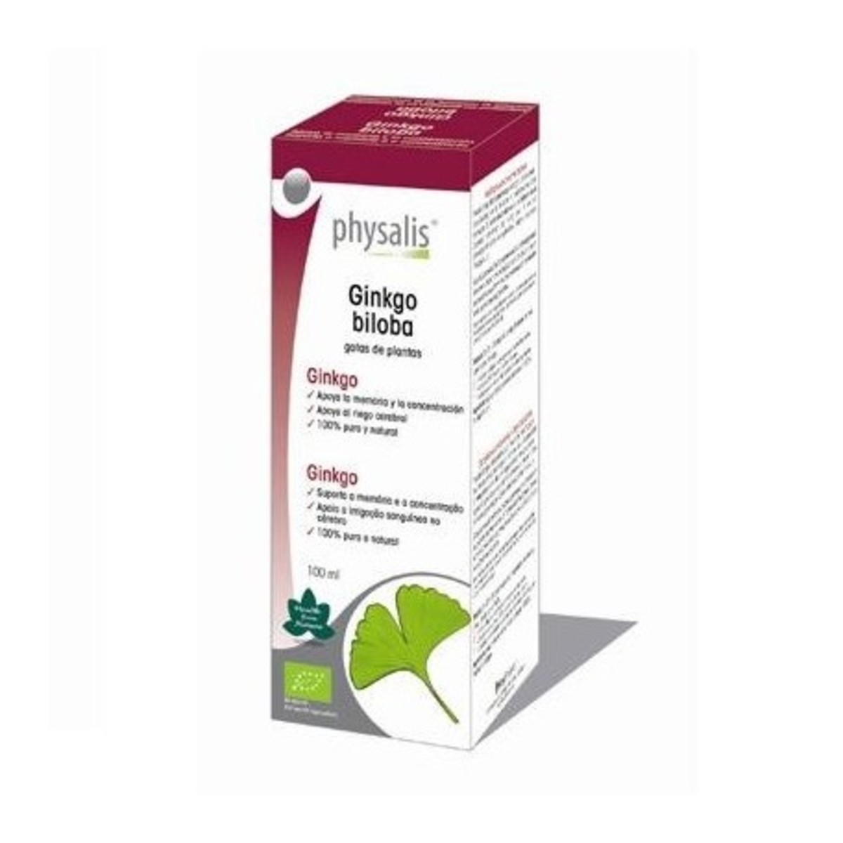 Extracto Ginkgo Biloba Bio Physalis – 100ml