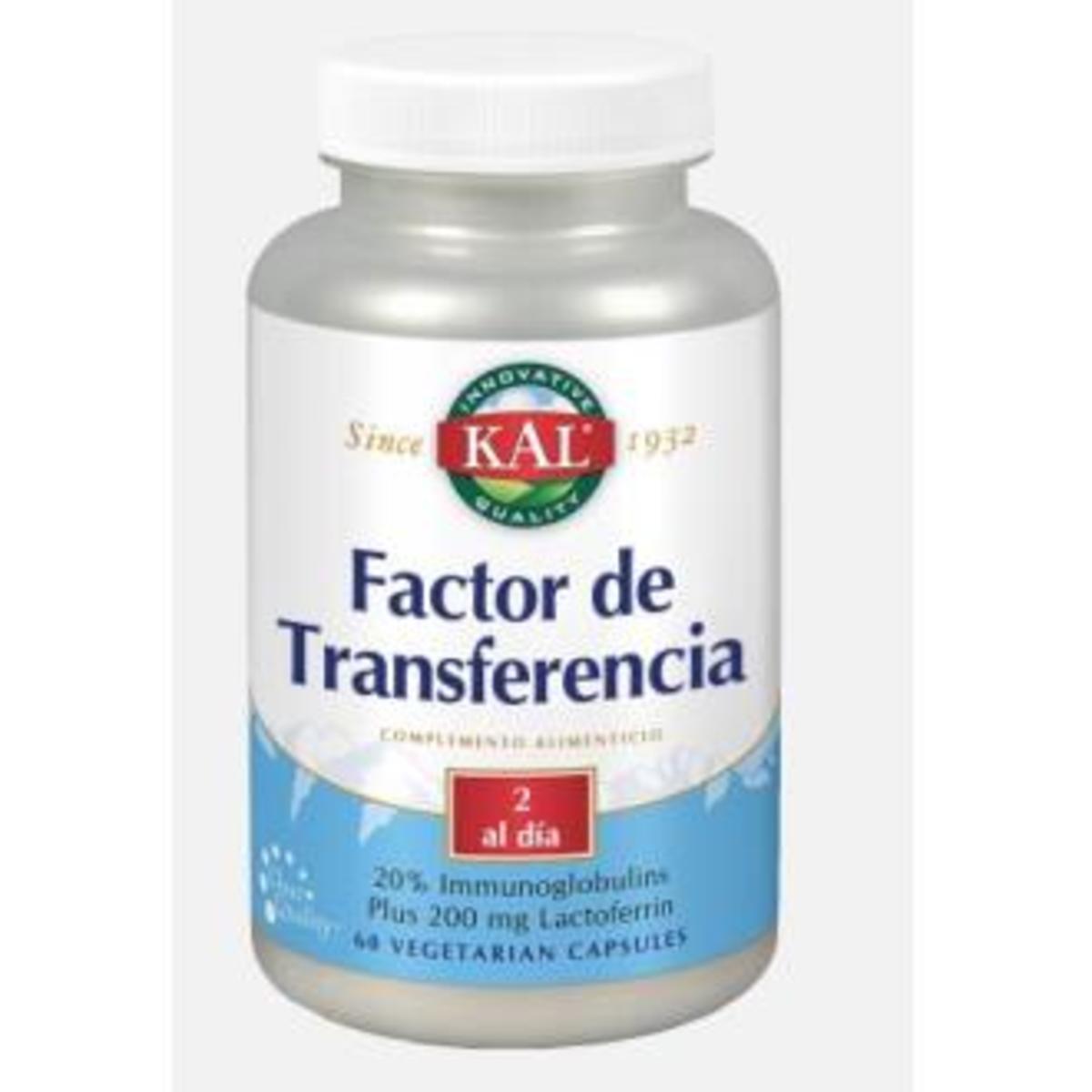 Factor de Transferencia 60 Cápsulas Solaray