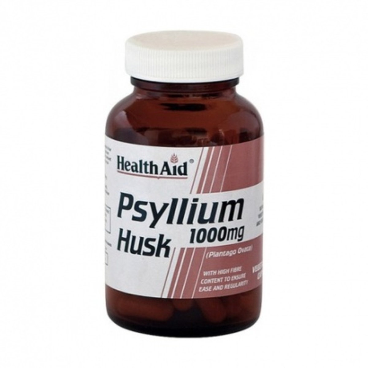 Fibra de Cáscara de Psyllium 60 Cápsulas Health Aid