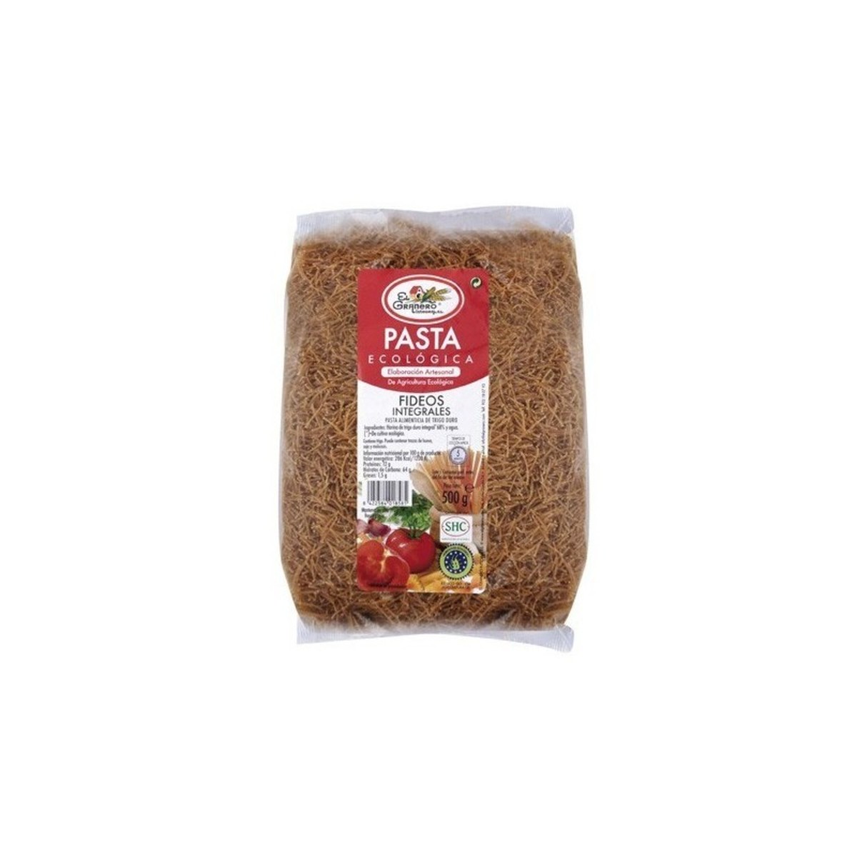 Fideos Finos Integrales Bio El Granero – 500g