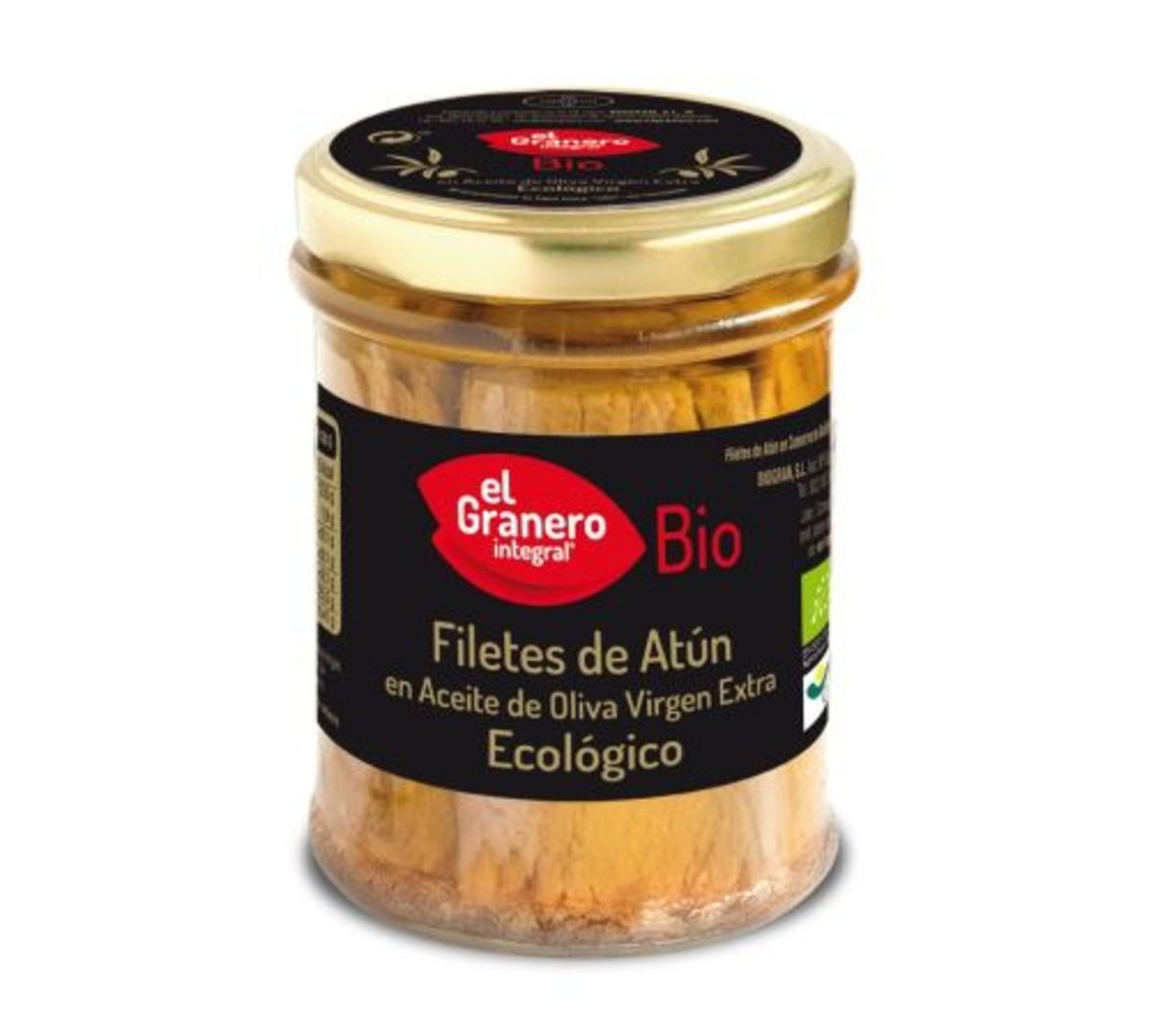 Filetes de Atún Bio – El granero Integral – 195g