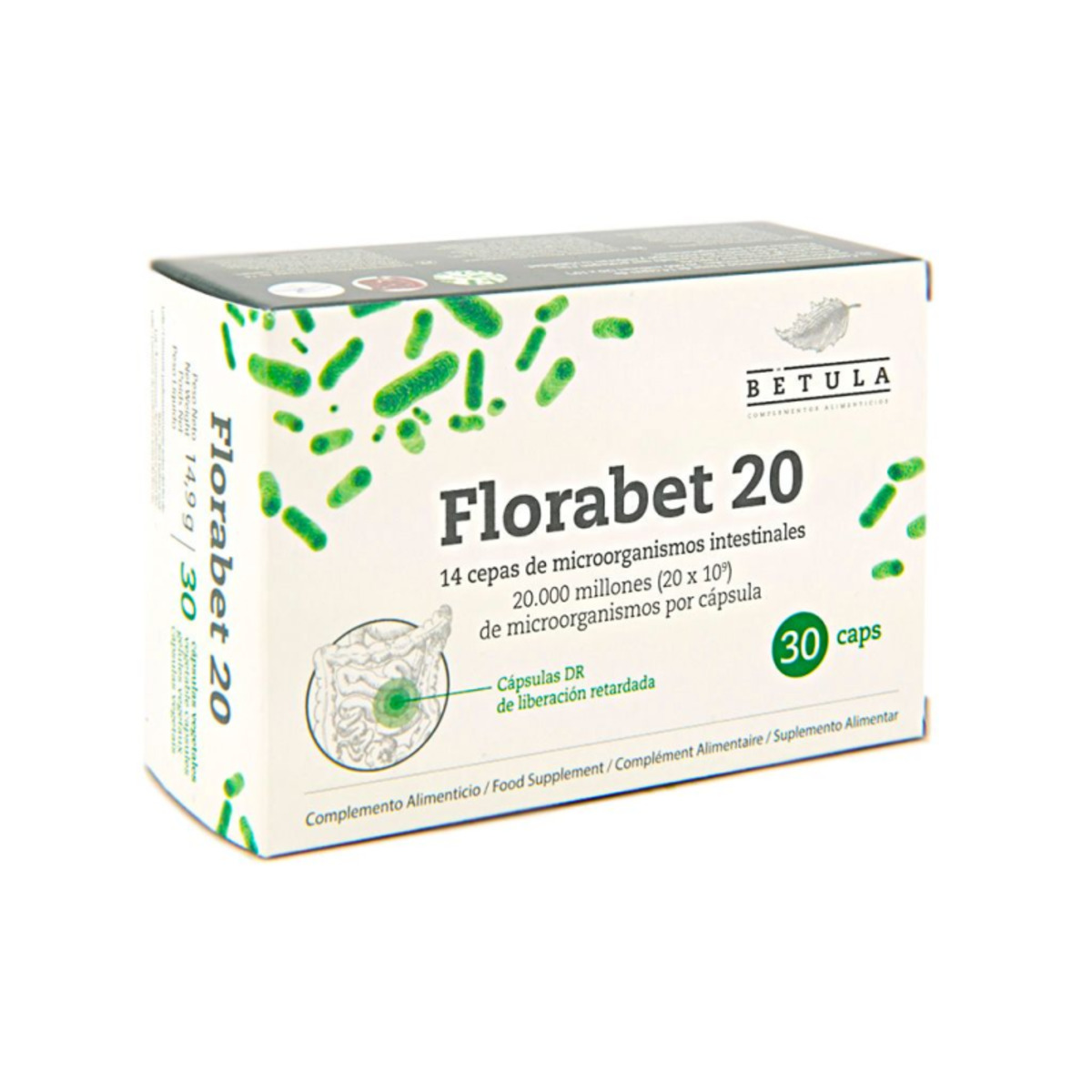 Florabet-20 30 cápsulas Betula