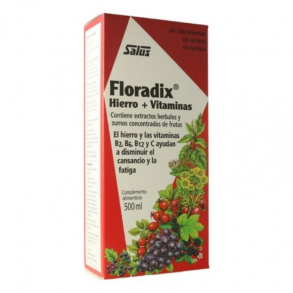 Floradix Jarabe Hierro + Vitaminas 500 ml Salus