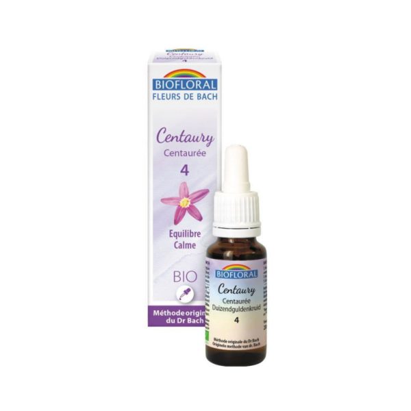 Fleurs de Bach 04 Centaury Centaurea Bio Biofloral – 20ml