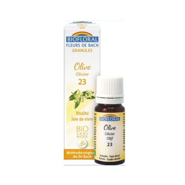 Fleurs de Bach Biofloral Vitalité et Joie de Vivre Olive Olivo 23 – 9g