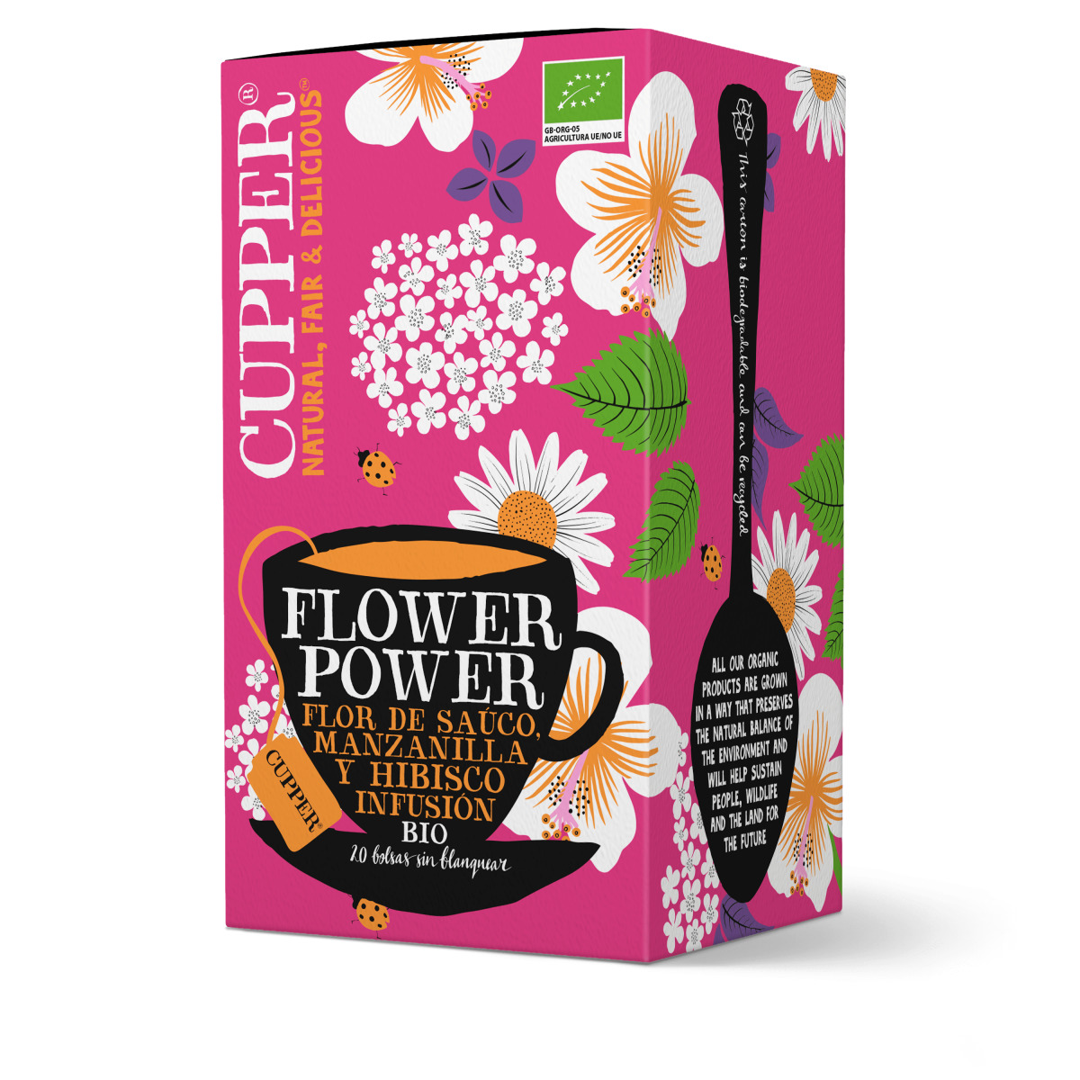 Flower Power Bio 20 infusiones – Cupper