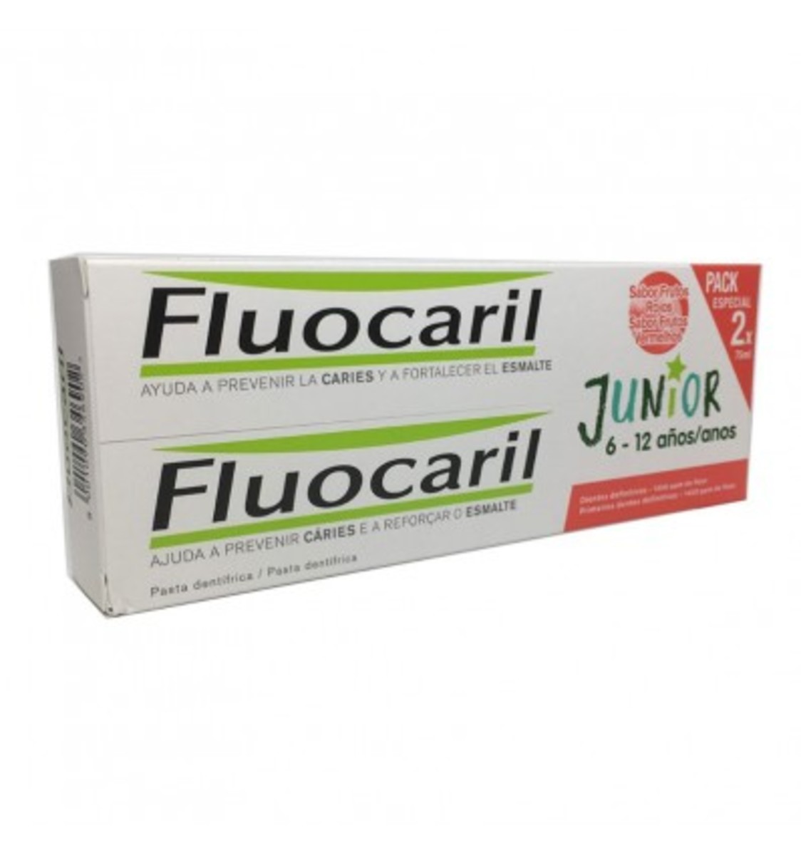 FLUOCARIL JUNIOR DUPLO + CEPILLO DE DIENTES REGALO