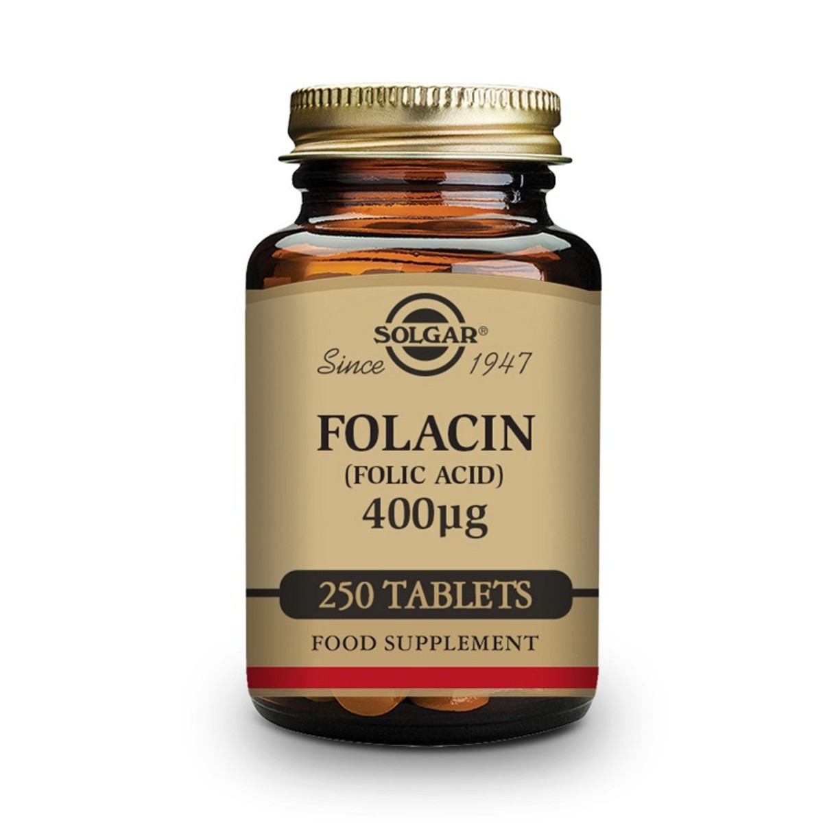 Folacin 400 Mg 250 Comprimidos Solgar