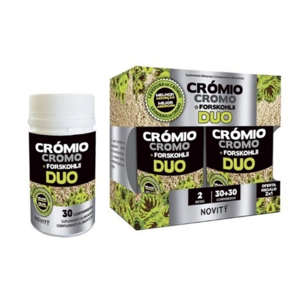 Forskohlli Duo 30+30 Comprimidos Cromio Novity