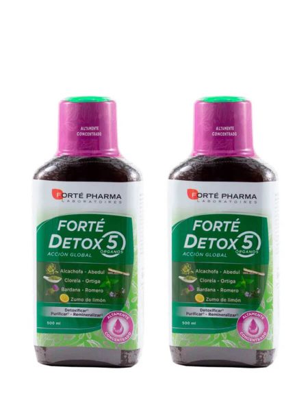 Forte Pharma Detox 5 Organen 500 ml + 500 ml