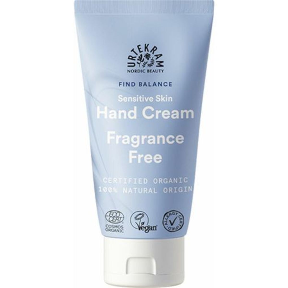 Fragance Free Crema manos – Urtekram – 75ml