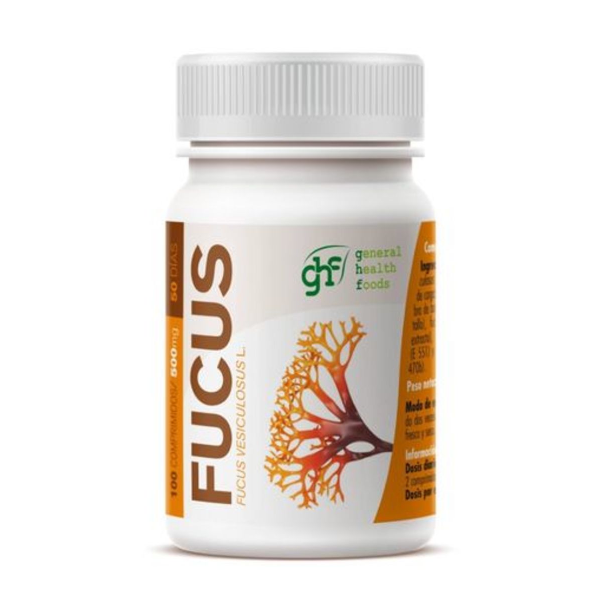 Fucus 500 mg 100 comprimidos General Health Foods
