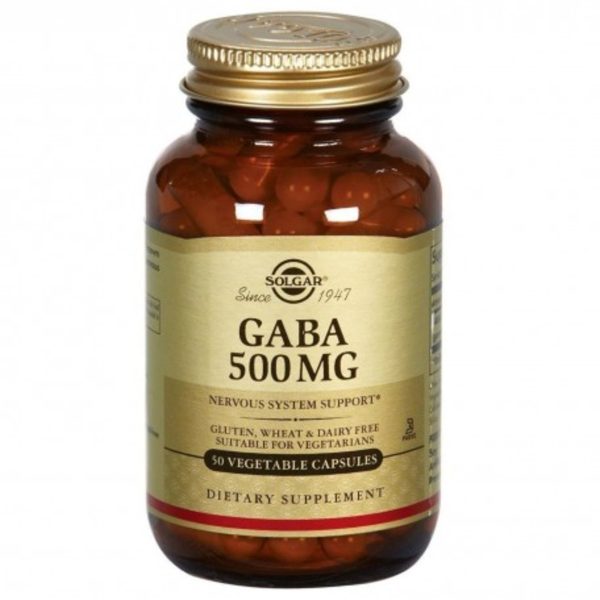 Gaba 500 mg 50 capsule Solgar