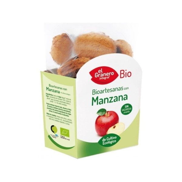 Handgemachte Kekse mit Apfel El Granero – 250g