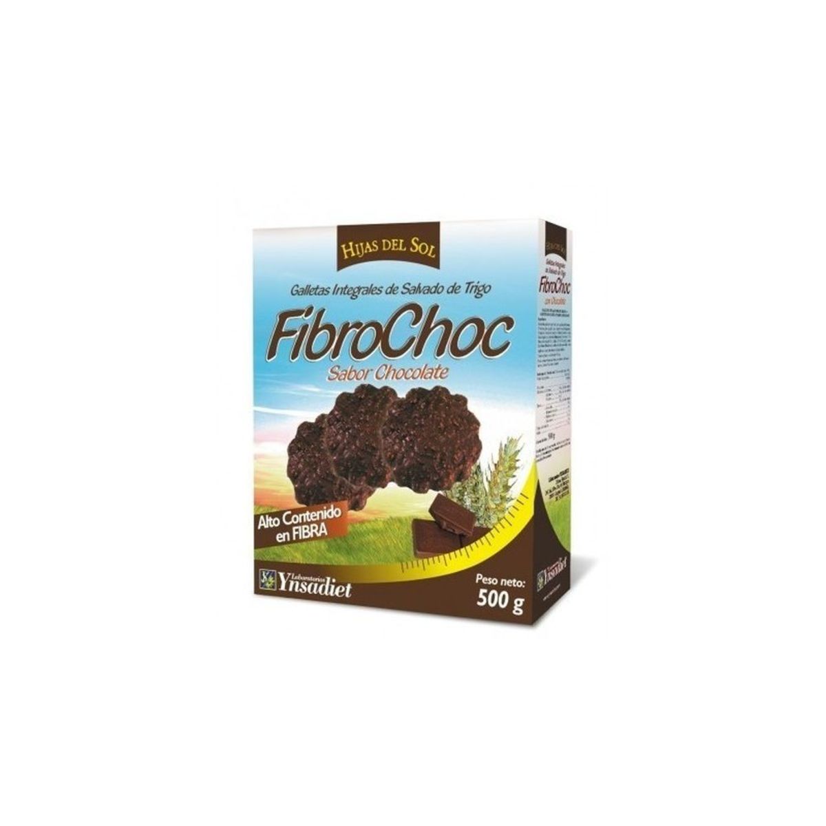 Galletas Integrales de Salvado y Chocolate Hijas de Sol Fibrochoc – 500g