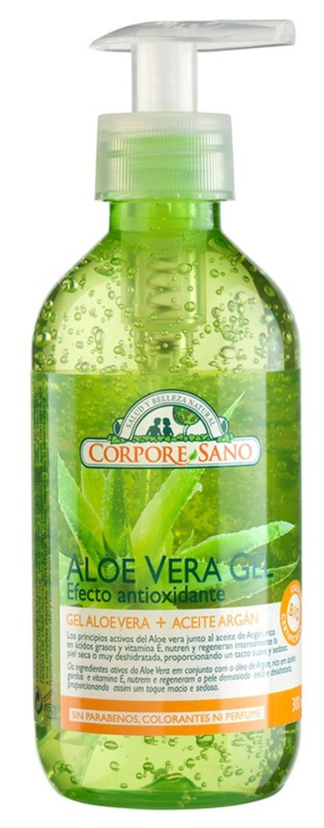 Gel Aloe vera con aceite de argán Bio – Corpore Sano – 300ml