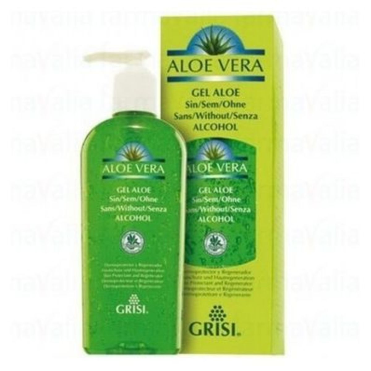 Gel corporal con aloe vera puro – Grisi – 250ml