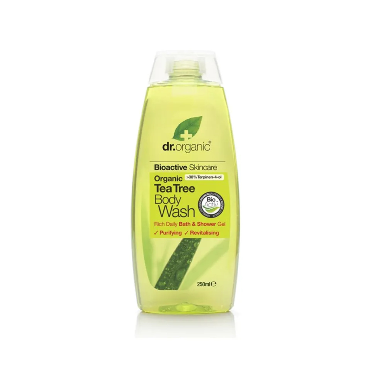 Gel de Ducha de Árbol de Té Dr Organic – 250ml
