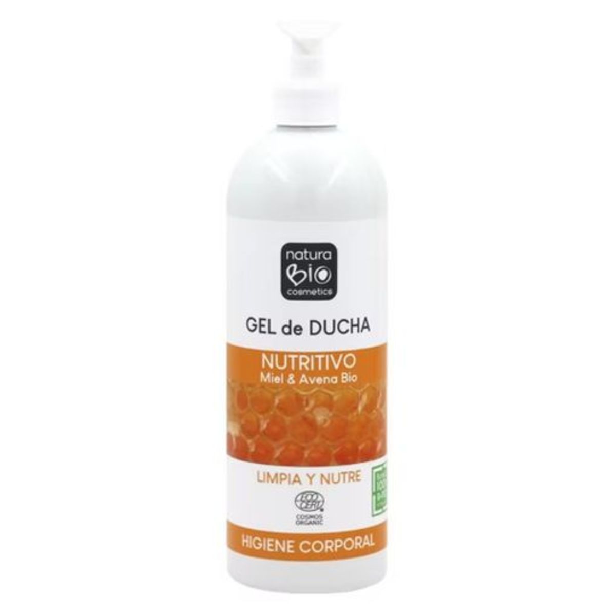 Gel Ducha Nutritivo Miel & Avena Bio Naturabio – 740ml