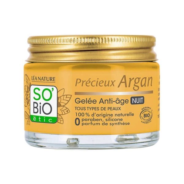 Gel Nacht Anti-Aging Argan Bio Glänzend – 40ml