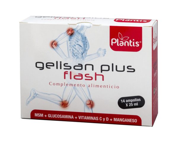 Gelisan Plus Flash Glucosamina + curcuma + Msm 14 Artigianato Agricolo