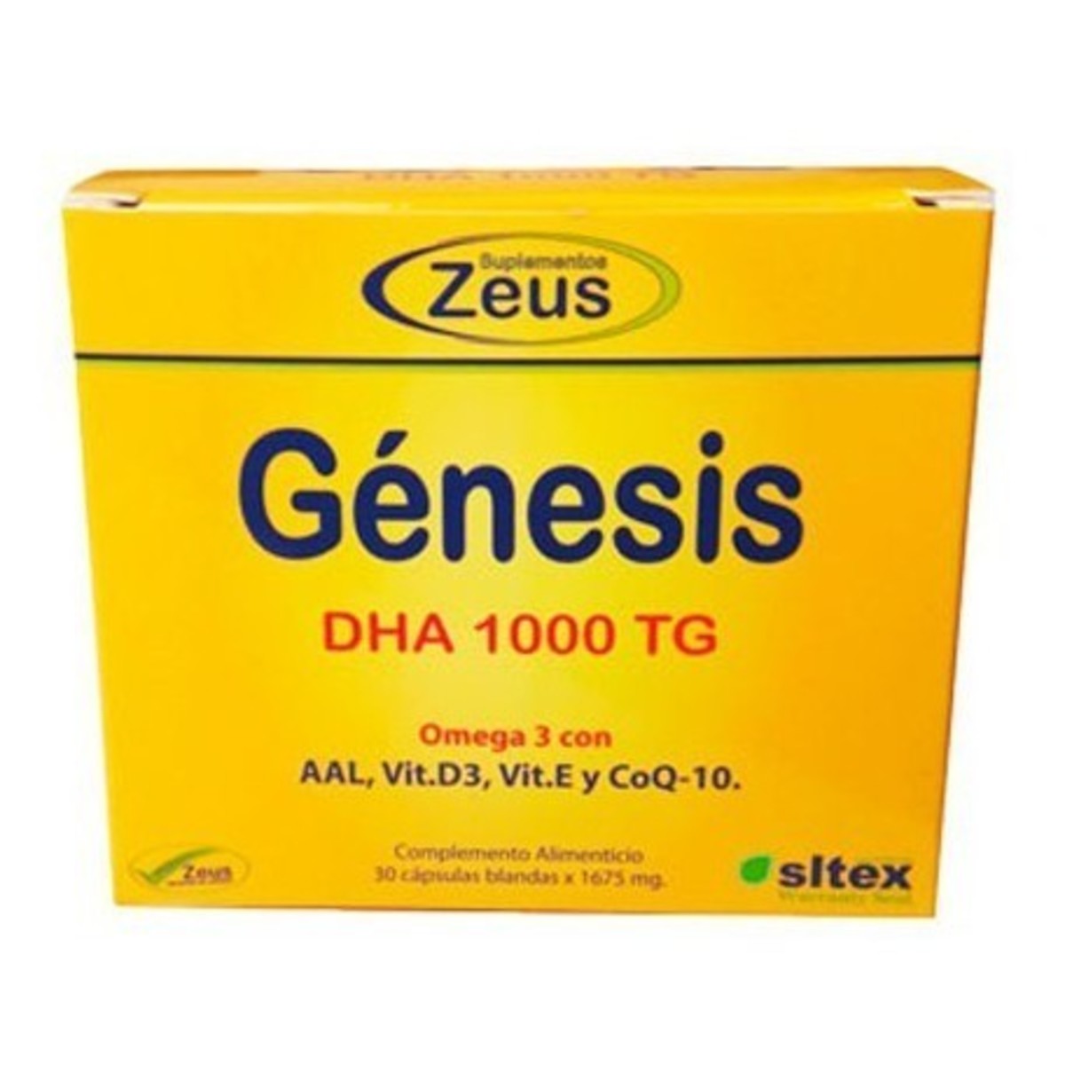 Génesis DHA 30 Cápsulas Zeus