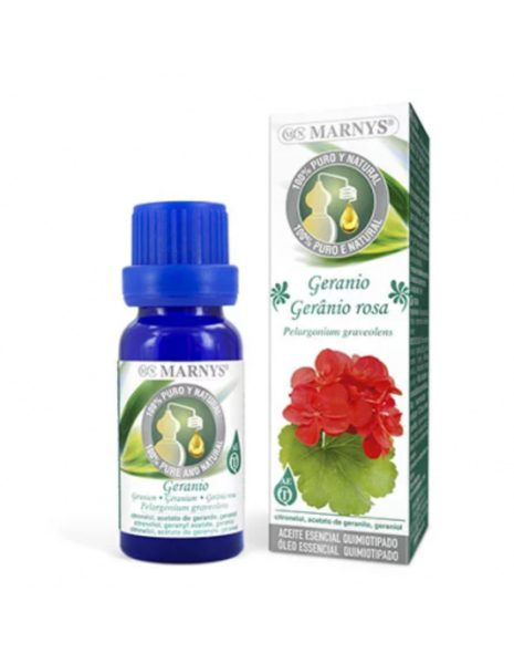 Géranium Huile Essentielle Alimentaire Marnys – 15ml