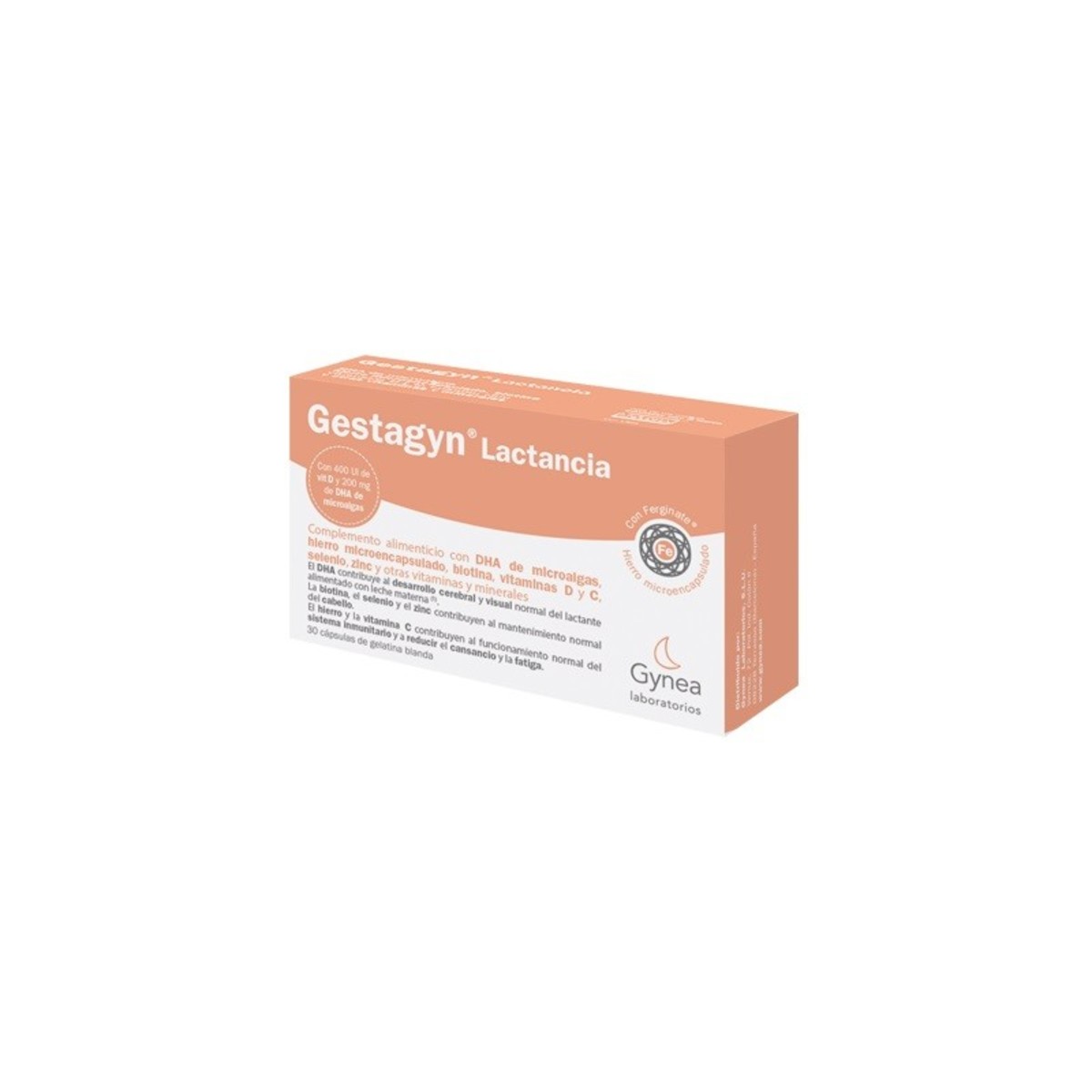 Gestagyn Lactancia DHA 30 cápsulas