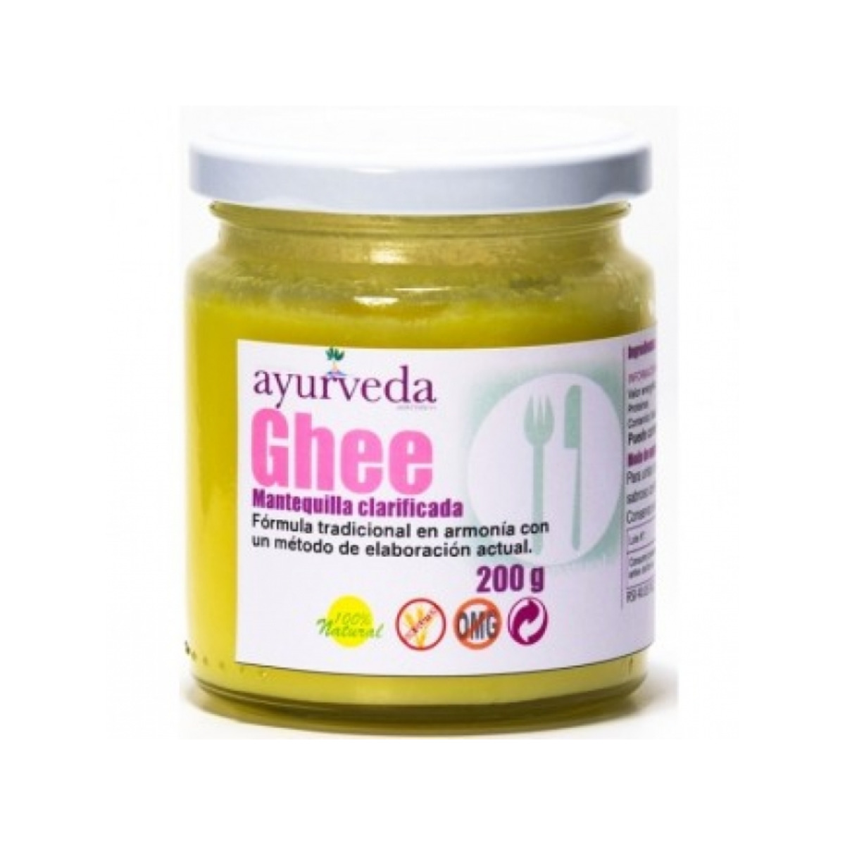 Ghee Mantequilla Clarificada Ecológica Ayurveda – 350g