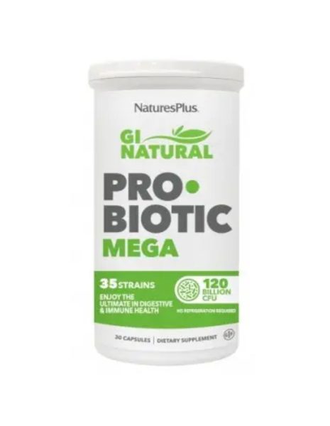 Gi Natural Probiotic Mega 30 Capsule di Natures Plus