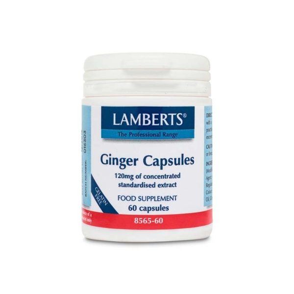 Ginger Jengibre 60 Κάψουλες Lamberts