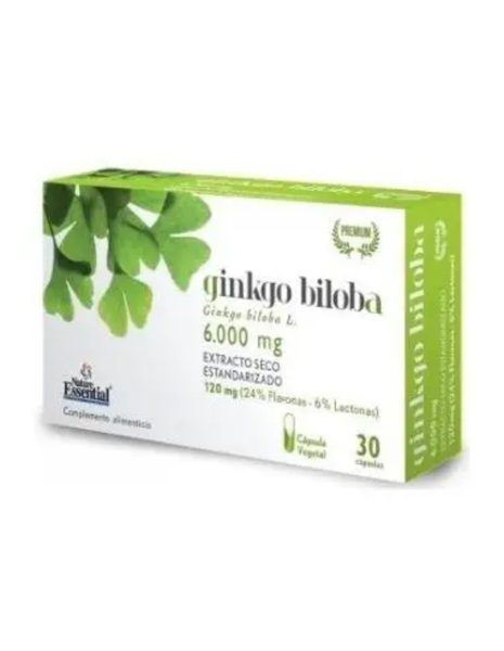 Ginkgo Biloba 6000 mg 30 Cápsulas Nature Essential