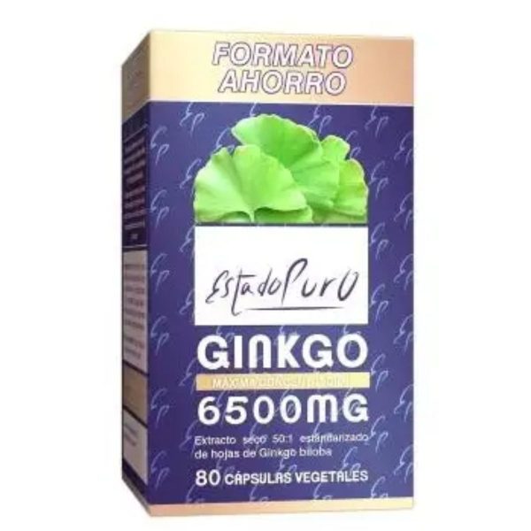Ginkgo Biloba 80 capsules 6.500 mg État Pur Tongil