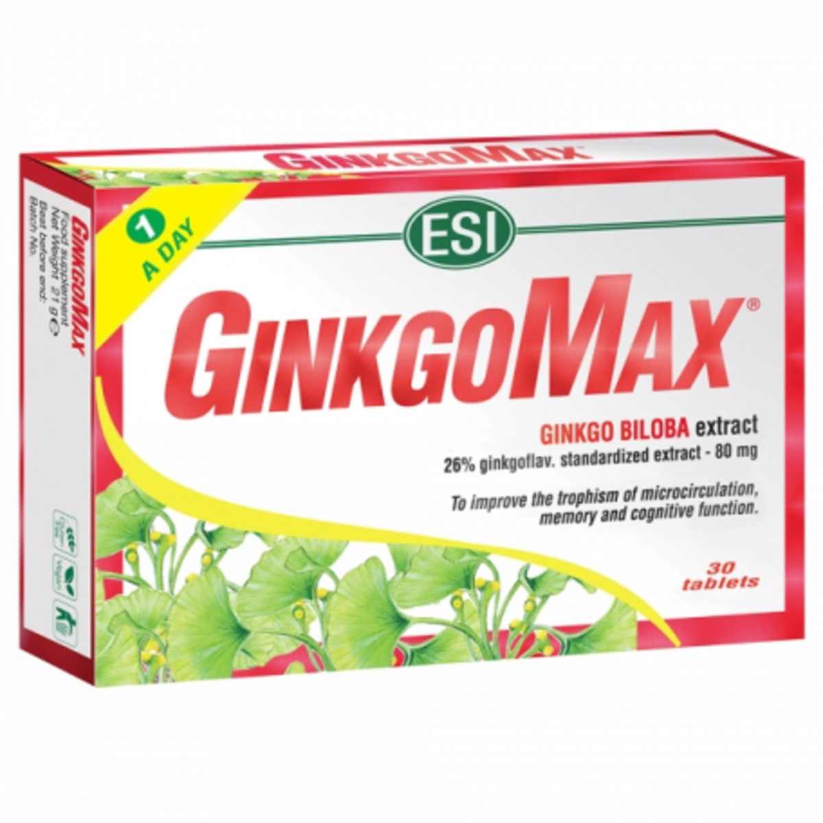 Ginkgomax 30 Comprimidos Esi
